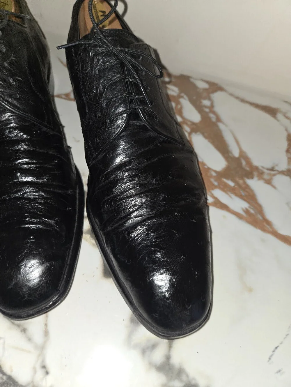 Corrente Pelle Line Ostrich Mens Shoes Size 10 1/2 US